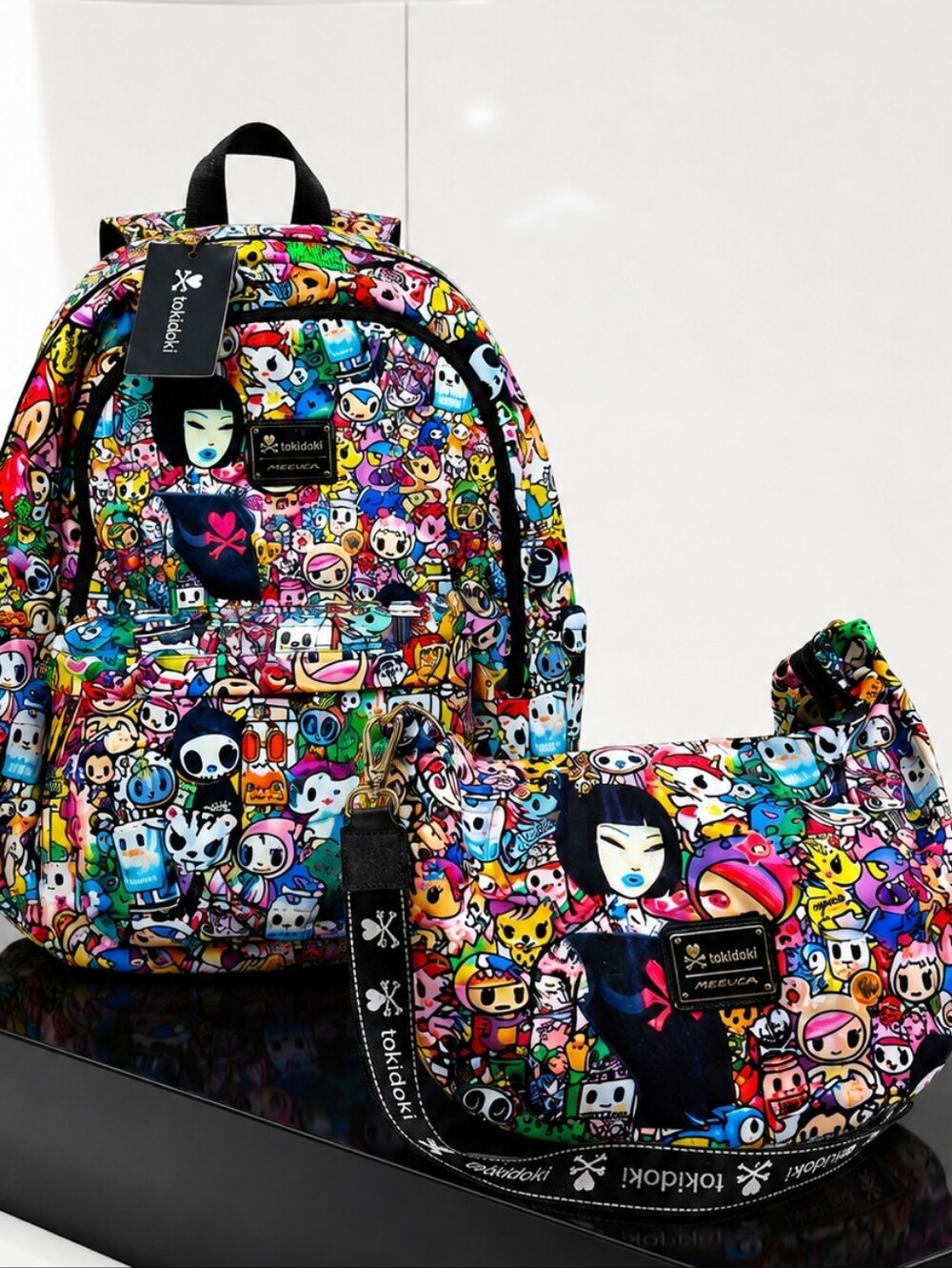 TOKIDOKI X MESUCA 2-PIECE BACKPACK & SHOULDER BAG SET
